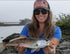Redfish Scale Snapback Hat with Grey Cotton Bill - KnottyTails